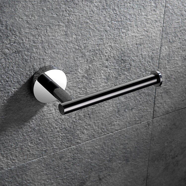 304 Stainless Steel Roll Paper Holder Wall Mounted Gold Toilet Paper Holder Bathroom Hardaware Set Brushed Tissue Paper Shelf: 3