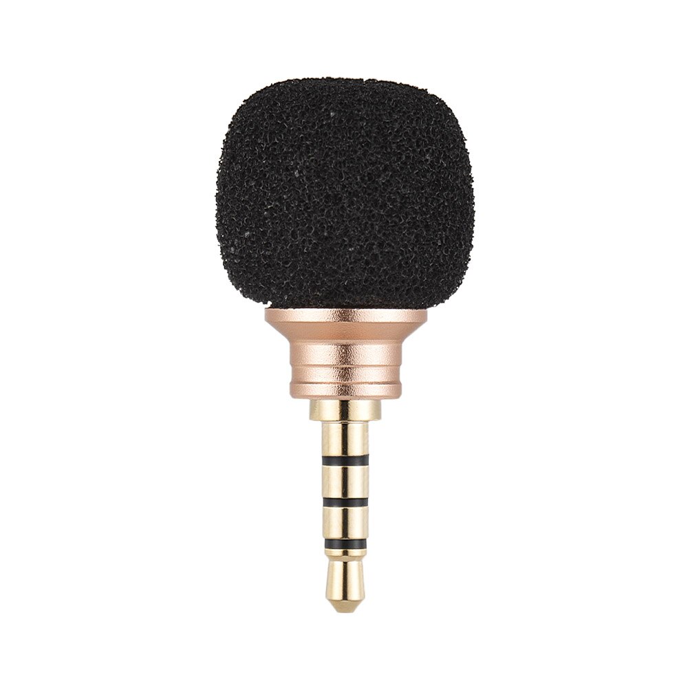 Andoer EY-610A Cellulare Smartphone Portatile Mini Omni-Direzionale Mic Microfono per Registratore per iPad di Apple iPhone5 6s 6 più: Gold