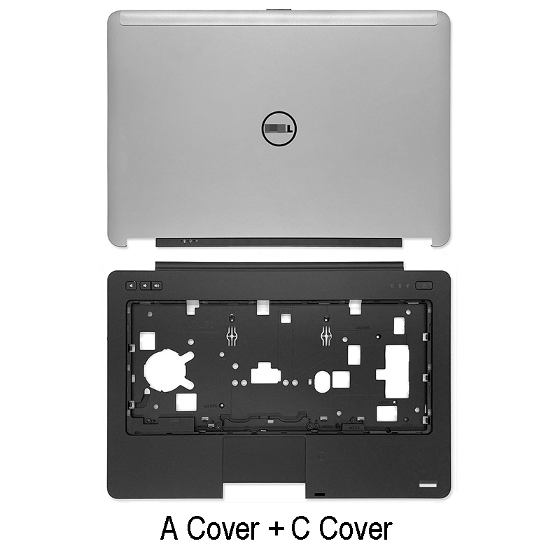 For Dell Latitude E6440 Series Laptop LCD Back Cover Front Bezel Hinges Palmrest Bottom Cover 099F77 07VNN5 Non Touch