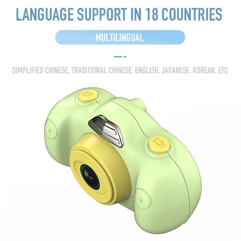 P8 Mini Kids Digital Camera Dual Lens Waterproof Camera