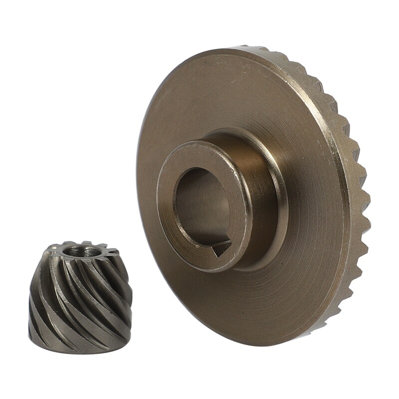 Juego de engranajes cónicos en espiral, suministros para el hogar para amoladora angular Makita 9555 NB 9554 NB 9557 NB, herramientas eléctricas para dientes en espiral
