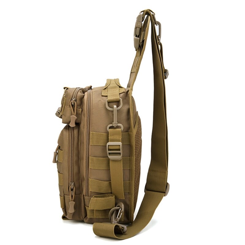 Fishing Tackle Storage Bag Fishing Gear Outdoor Shoulder Backpack Cross Body Sling Bag