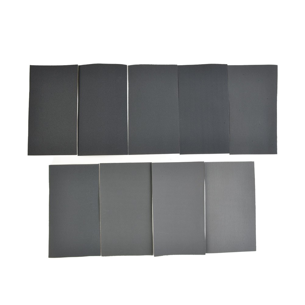 15 * Siliciumcarbide Kleurrijke Schuurpapier (800 1000 1200 1500 2000 2500 2Pc Elke &amp; 400 600 3000 1Pc Elk) duurzaam Roest Converter