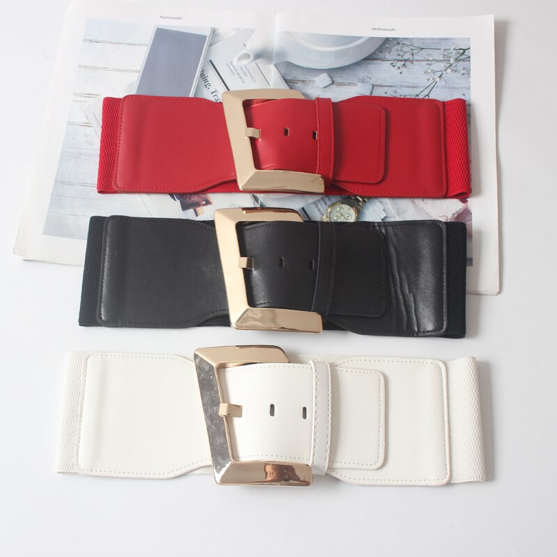 Merke kvinner måke spenne avlet tøye ut elastisk korsett midje belter linning klær tilbehør