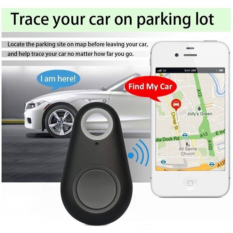 Smart Wireless 4.0 Key Anti Lost Finder Tracker Car Alarm GPS Locator Wireless Positioning Wallet Pet Key Auto Accessories