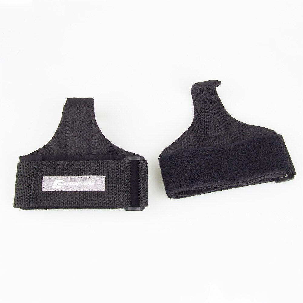 Luckstone Top Gewichtheffen Bar Bandjes Gym Bodybuilding Polssteun Wraps Bandage Zwart