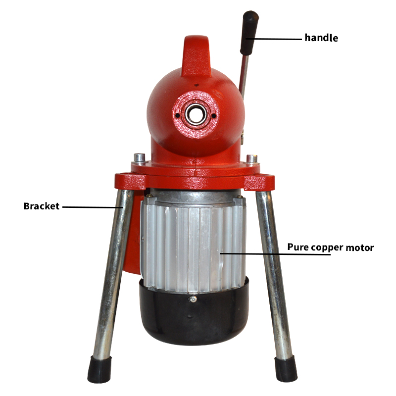 Automatic Dredge Machine GQ-80 Electric Pipe Dredging Sewer Tools Clear Toilet Blockage Drain Cleaning Machine 1PC