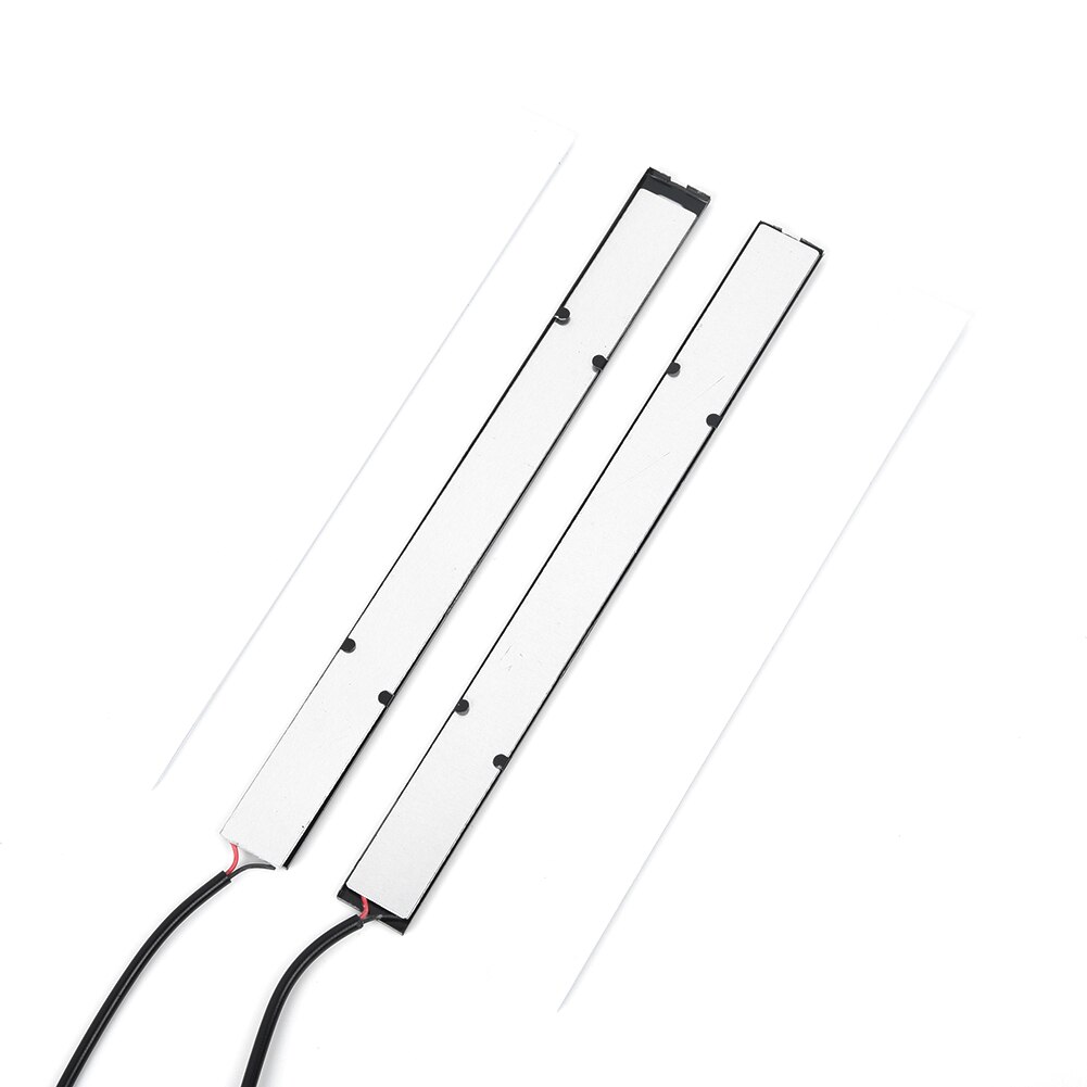 Sæt bil led lys 17cm cob strip rød dele 2 stk drl tågelygte tilbehør