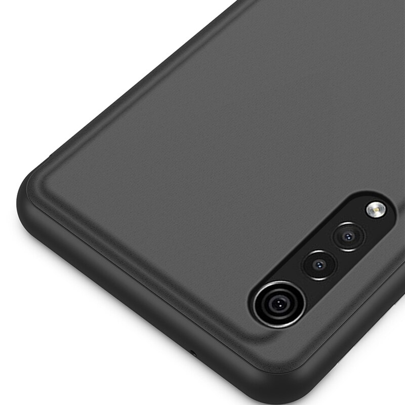 Uftemr Cassa Del Telefono per LG Velluto Copertura Della Cassa 6.8 "Del Basamento Dello Specchio di Cuoio del PC chiaro Visualizza di Vibrazione Shockproof Coprilibro per LG Velluto 5G