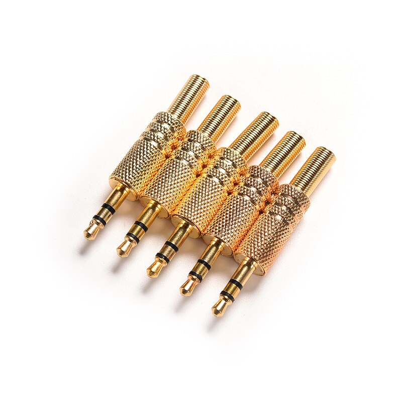1pc 3,5mm Stereo Audio- Jack Stecker Mini 1/8 Zoll Jack Stecker Kopfhörer Stecker koax Kabel Audio- Adapter Connecter Lözehn