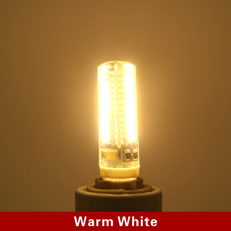 10 stk./parti led  g4 g9 12v 220v ac  dc 1w 2w 3w 4w 5w 6w udskift 40w 60w halogenlampe lys 360 strålevinkel lysekrone led pære lampe: Varm hvid / 5w