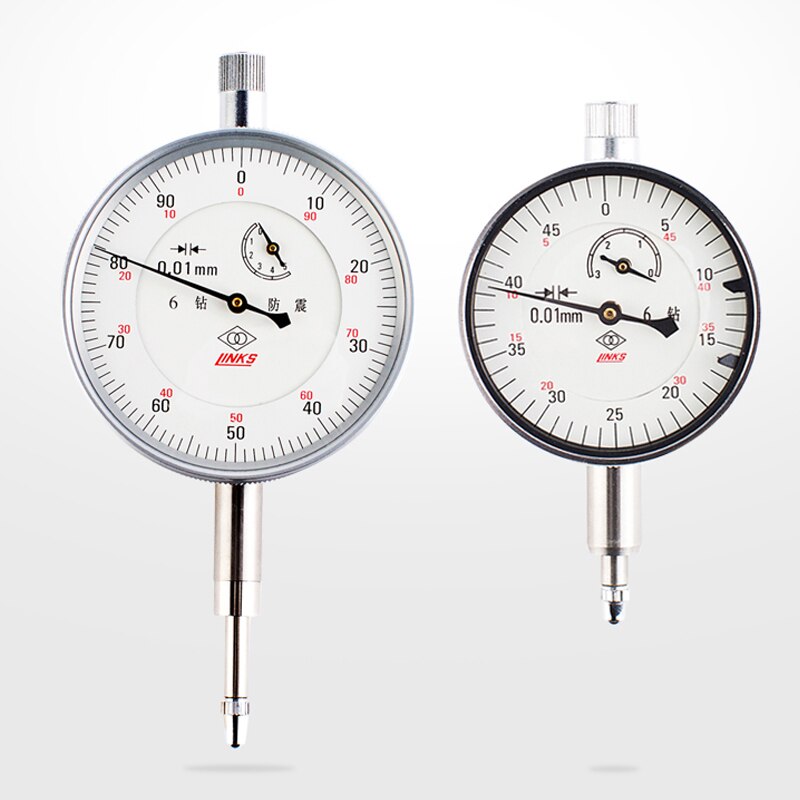 Dial Indicator 0-10mm Six Earthquake Drill Calibration Accuracy Of 0.01mm Resolution Indicator Gauge Mesure Instrument Tool Dial