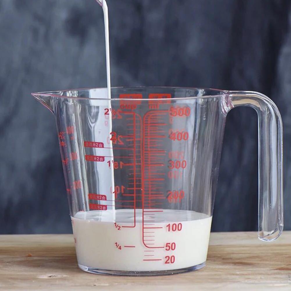Style Portable Measuring Cup Eco-friendly Clear Scale Plastic Measuring Device Cup for Home Kitchen Supplies Products
