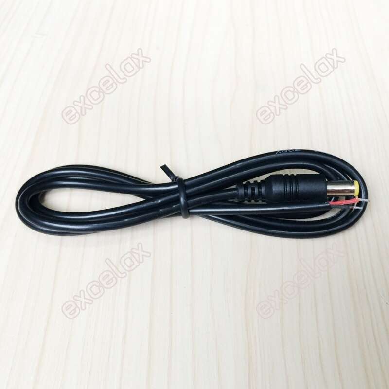 50 teile/los 100cm 5,5x2,1mm DC12V Netzteil Kabel Männlich Jack Stecker Stecker CCTV Sicherheit Kamera 1m 12V DC Energie Blei Zopf