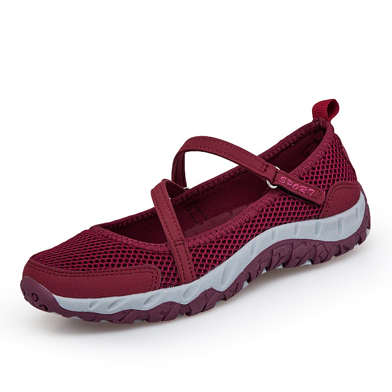 Women Sports Tennis Shoes Air Mesh Athletic Sneakers for Female Lightweight Flexible Trainers Shoes Chaussures Femme Mother Shoe