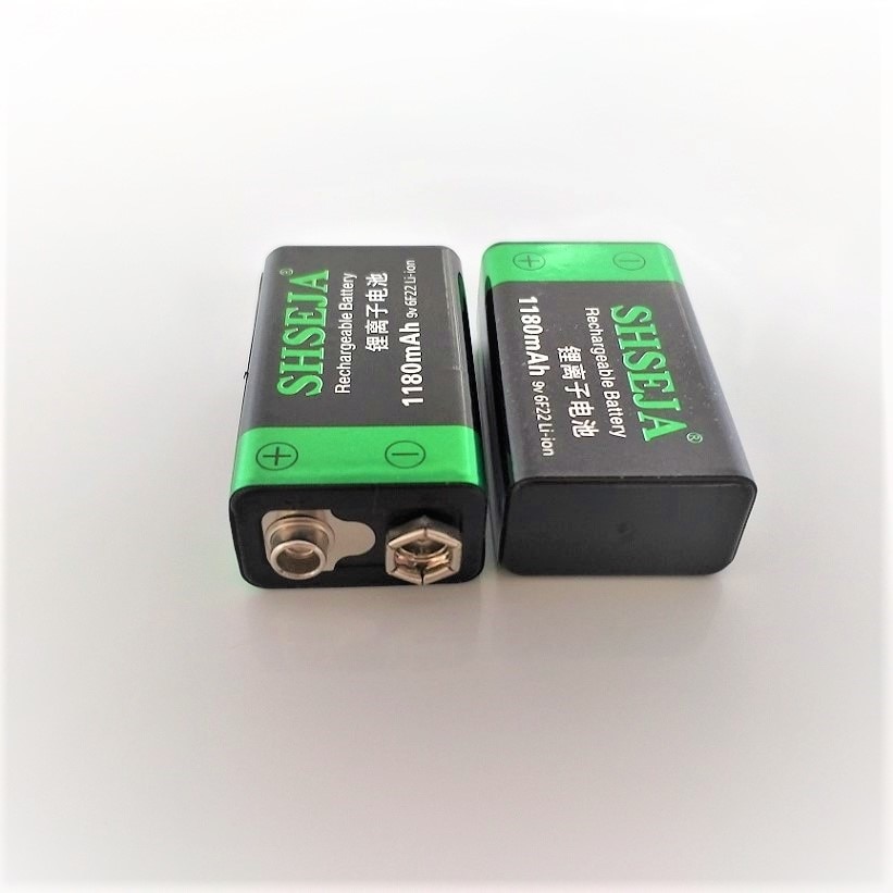 9v batterij 1180mAh Li-Ion 9 V Oplaadbare Batterijen Voor rookmelders Draadloze Microfoons oplaadbare batterij