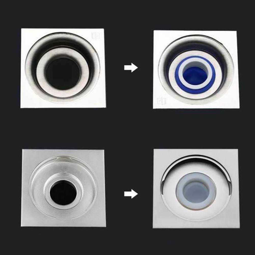 Silicone Floor Drain Drainage Pipe Deodorization Sealing Pipe Joint Floor Drain for Kitchen Bathroom