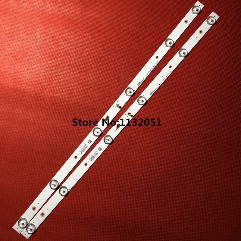 1set=2pcs led backlight strip For Toshiba 32L1500C strip 4C-LB320T-HR4 32HR332M06A0 V5 screen LVW320CSDX 1pcs=6led 54.20cm