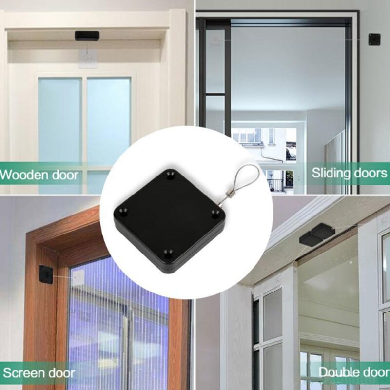 Punch-free Automatic Sensor Door Closer Automatically Close for All Doors