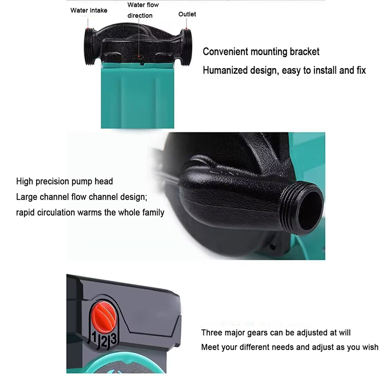 Wasserpumpe mit schutzvorrichtung, umwälzpumpe, geräuschlose haushalts-geothermie-rohrleitungsverstärkung
