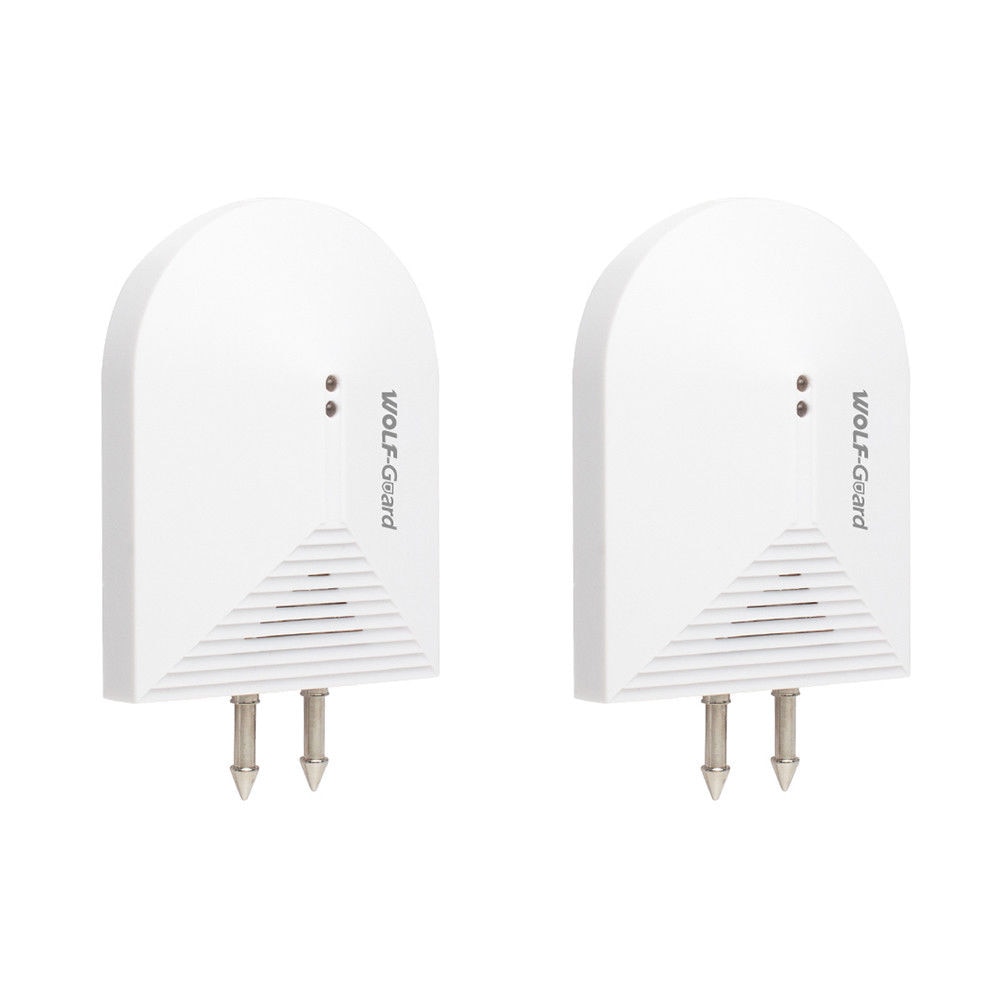 2 x Wolf-Guard Wireless Water Intrusion Detector Sensor for Home Alarm Security System: Default Title