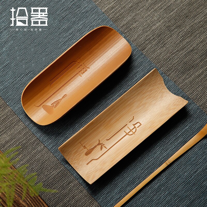 Thé sculpté en bambou fait à la main, fait de bambou naturel, tasse à thé Lotus Zen, accessoires pour service à thé