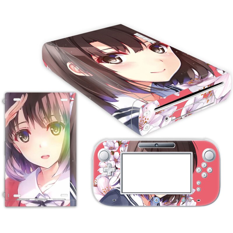 For W ii U Console Cover with Remotes Controller Skins For Nintend w ii u sticker for w ii u skin: TN-WiiU-0185