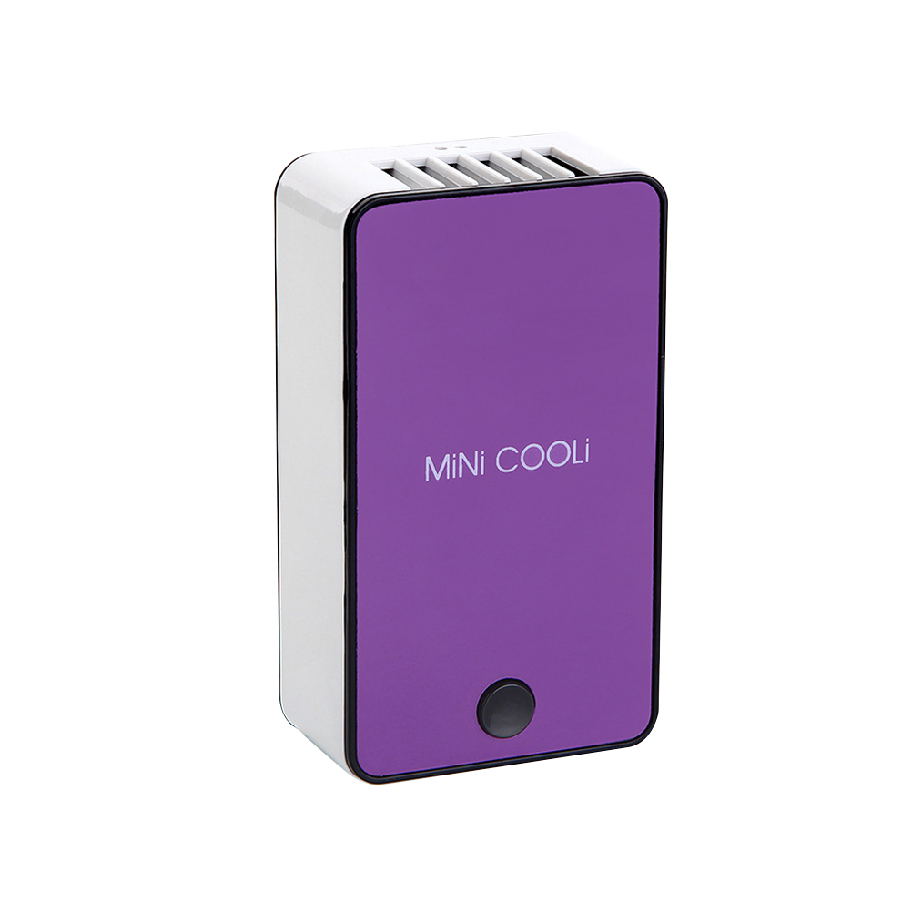 1PC USB Cooling Phone Shaped Handheld Mini Air-Condition With Stand For Students Air-Condition Fan For Car: Purple