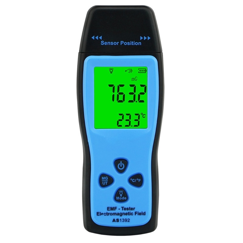 AS1392 Emf Meter Lcd Straling Dosimeter Mini Emf Tester Elektromagnetische Veld Straling Detector Dosimeter Tester