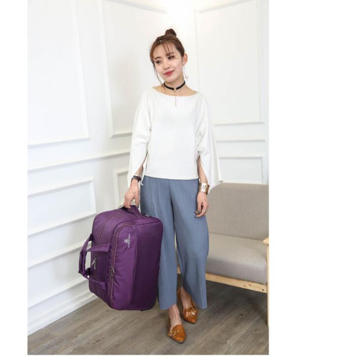 Mannen Grote Capaicty Rolling Bagage Tas Reizen Trolley Tas Met Wielen Bagage Koffer Reistassen Op Wiel Wielen Rolling Tassen