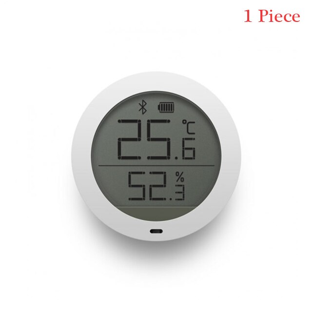 Xiaomi Mijia-hygrothermographe, capteur de température Bluetooth, haute sensibilité et humidité, avec écran LCD, affichage sur application: 1 PCS
