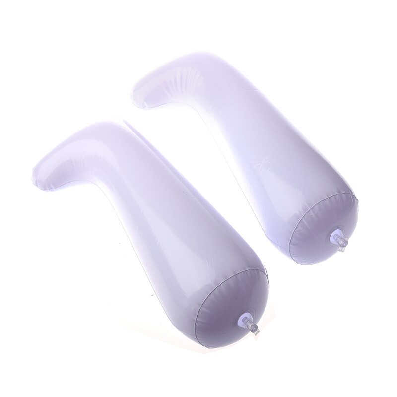 1 Pair 12 Inch White Film Inflatable Boot Stretcher Shaper Shoe Tree