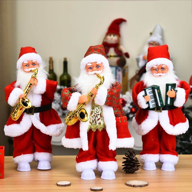 77hd lustige elektrische weihnachtsmänner für spaß/stressabbau zum kindergeburtstag
