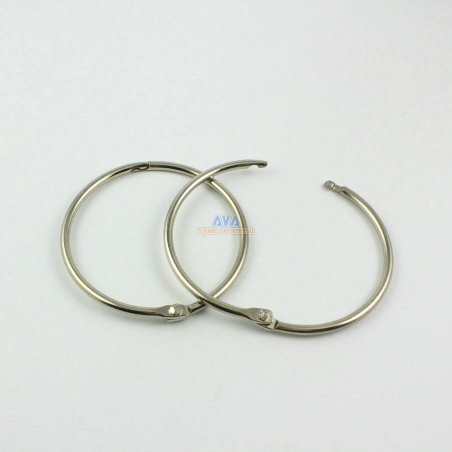 20 stk 50mm gardinringer av metall gardin åpne ringer glidende krokringer