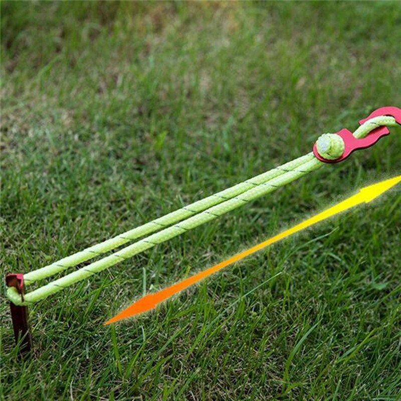 10 Meters 2.5mm Reflective Guyline Camping Tent Rope Runners Guy Line Cord Outdoor Sports Camping Hiking Tent Accessories