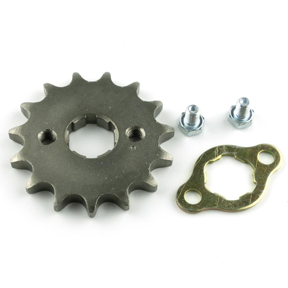 Voor Motor 428 #10T 11T 12T 13T 14T 15T 16T 17T 18T 19T Tanden 17Mm 20Mm Kettingwiel Met Retainer Plaat Locker