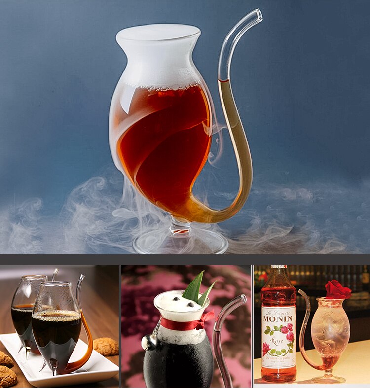 4PCS Cocktail Glass Martini Champagne Glasses Set of 4