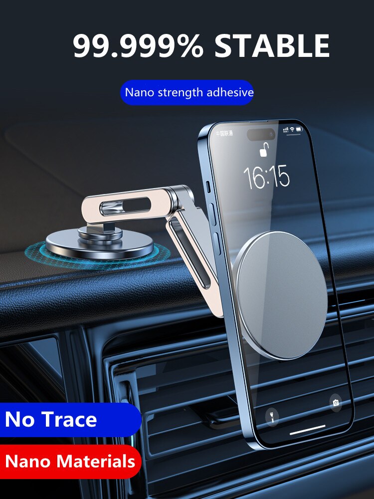 Magnetyczny uchwyt samochodowy na telefon Stojak Magnes Uchwyt samochodowy GPS Smartphone Wsparcie mobilne w uchwycie samochodowym dla Macsafe iPhone Samsung Xiaomi