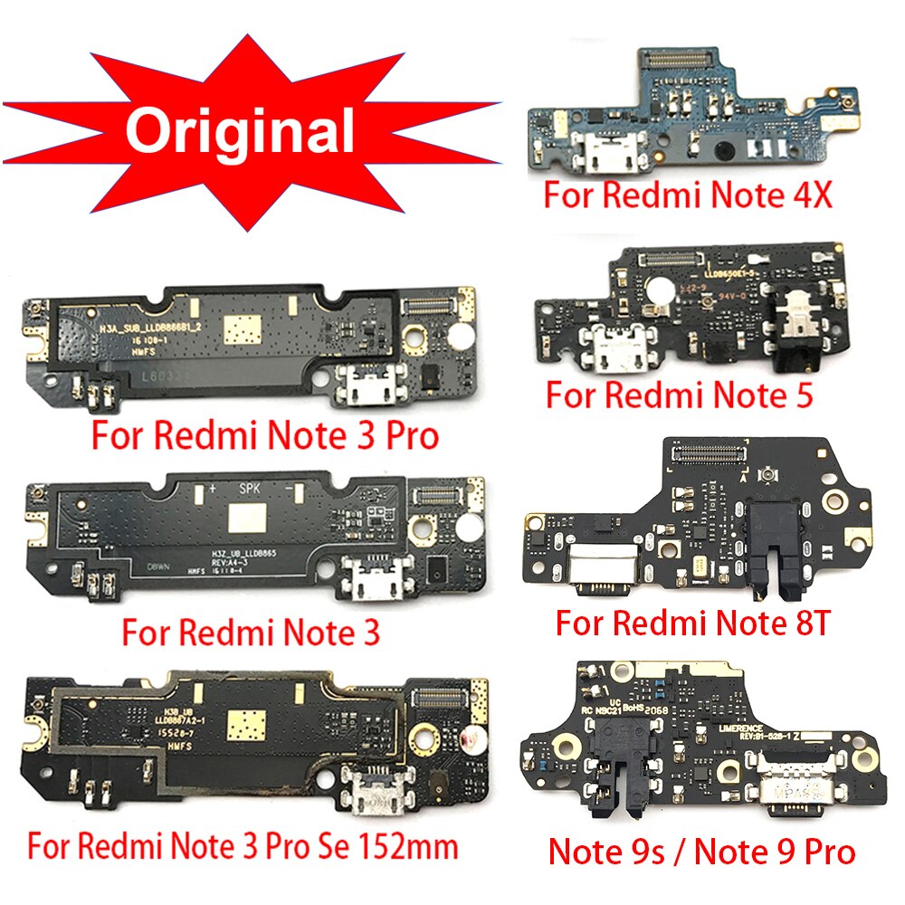 Ładowarka USB złącze portu dokującego złącze Flex Cable dla Xiaomi Redmi Note 8T 9S 9 4 4X 5 5A 6 3 Pro Se 152mm