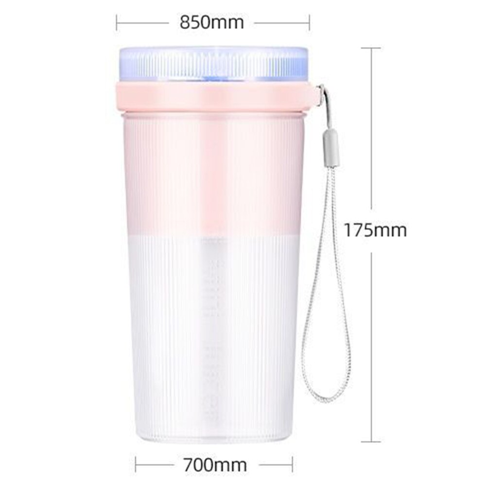 USB Portable Juicer Juice Cup MINI Household Milkshake Cup Portable Charging Student Breakfast Cup Electric Juice Cup