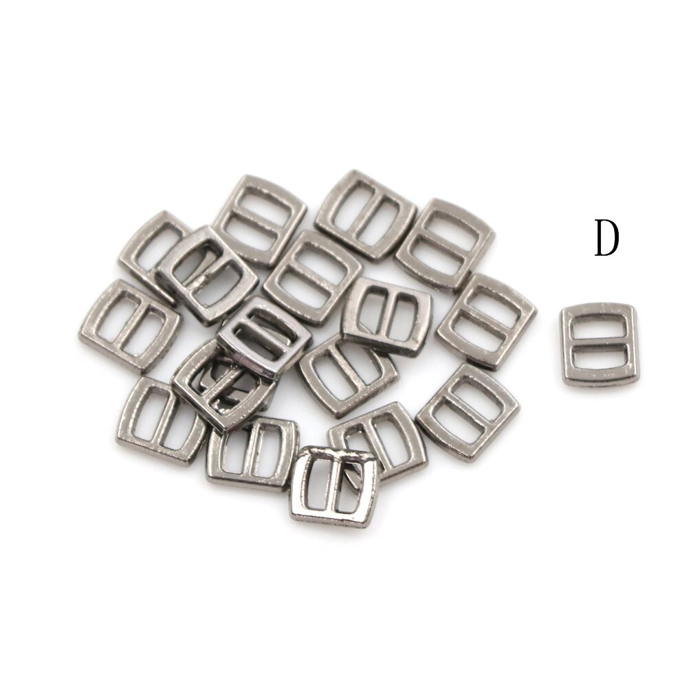 Najnowszy 10 sztuk mini tri-poślizg 3 mm ultra-małe klamry pasa ubranka dla lalki przyciski klamerka robić butów lalki blyth akcesoria robić odzieży: D