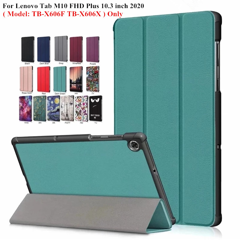 Couverture intelligente pour enfants, étui pour Lenovo Tab M10 FHD Plus 10.3, TB-X606F TB-X606X M10 HD 2e génération TB-X306F X306X, support pliable pour tablette