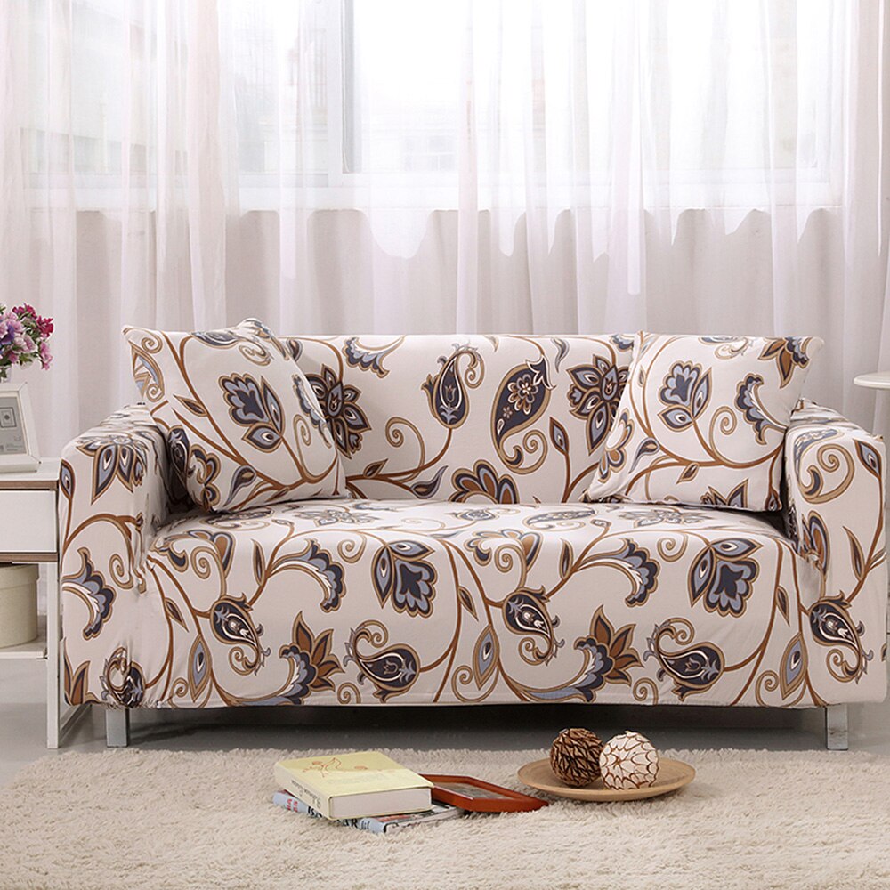 Elastic Stretch Sofa Cover Stretch Slipcovers Sectional for Living Room Couch Cover L shape Armchair Cover Single/Two/Three seat