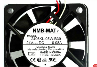 NUOVA Ventola Originale Fanuc NMB-BAT 2406KL-05W-B59 24V 0,13A - Foto 12