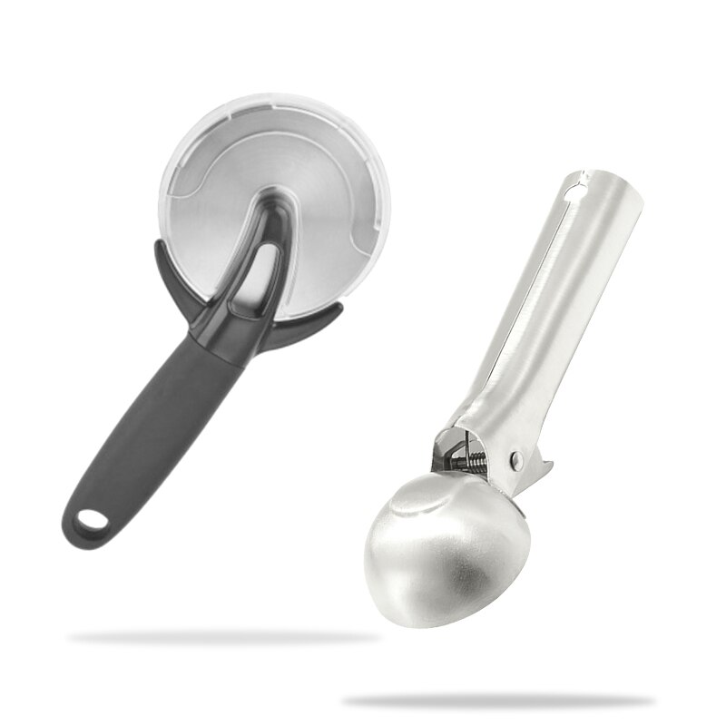 Pizza Snijder Roestvrij staal Rondwiel Pizzeria Cutter met dekking Disc Cutter Cilinder Pizza Cutter Bakken Accessoires Keukengadgets (Color : A Pizza Snijder Roestvrij staal Rondwiel Pizzeria Cutter met dekking Disc Cutter Cilinder Pizza Cutter Bakken Accessoires Keukengadgets (Color : A
