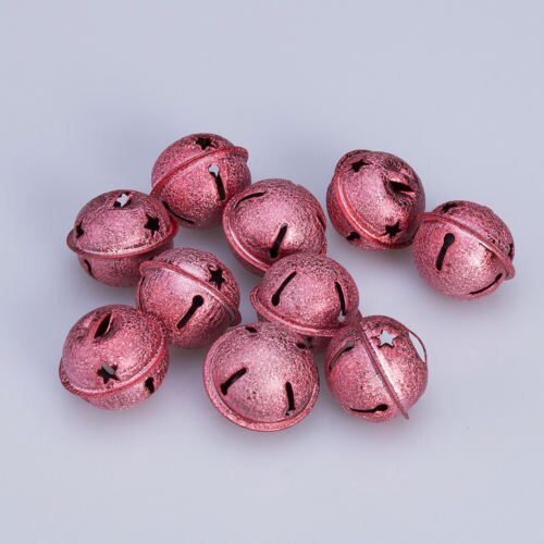 Juego de 10 cascabeles brillantes, colgante de Navidad, suministros festivos para , decoración, carillón de viento, adornos de Navidad