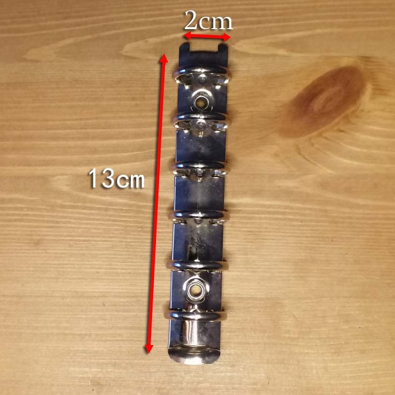 A7 6 anneaux à feuilles mobiles en métal reliure anneaux cahier mécanisme bricolage 3cm 2cm 1.5cm diamètre journal argent anneaux accessoires