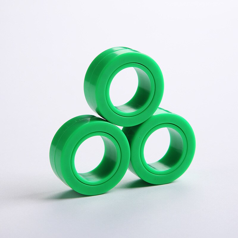 ZK20 EDC Stress Relief Magnetic Ringe Zappeln Spielzeug Für Angst Anti-stress Roller Fingertip Spielzeug Erwachsene Kinder Finger Spinner: D