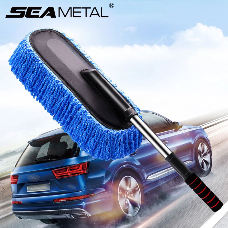 SEAMETAL Superfeine Faser Auto Staubwedel Anzug Versenkbare Mikrofaser Auto Staub Mopp Hause Reinigung Staub Entfernung Pinsel Handtücher Bausätze