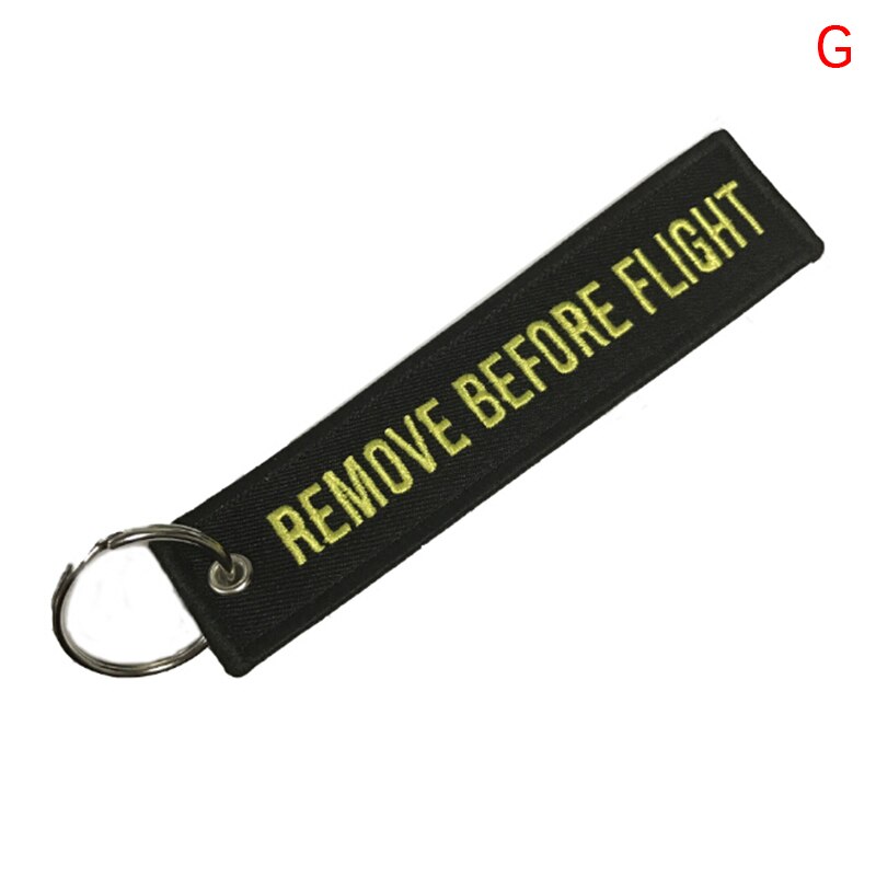 Retirer avant vol Aviation porte-clés porte-clés pour motos Scooters et voitures porte-clés bijoux accessoires: G